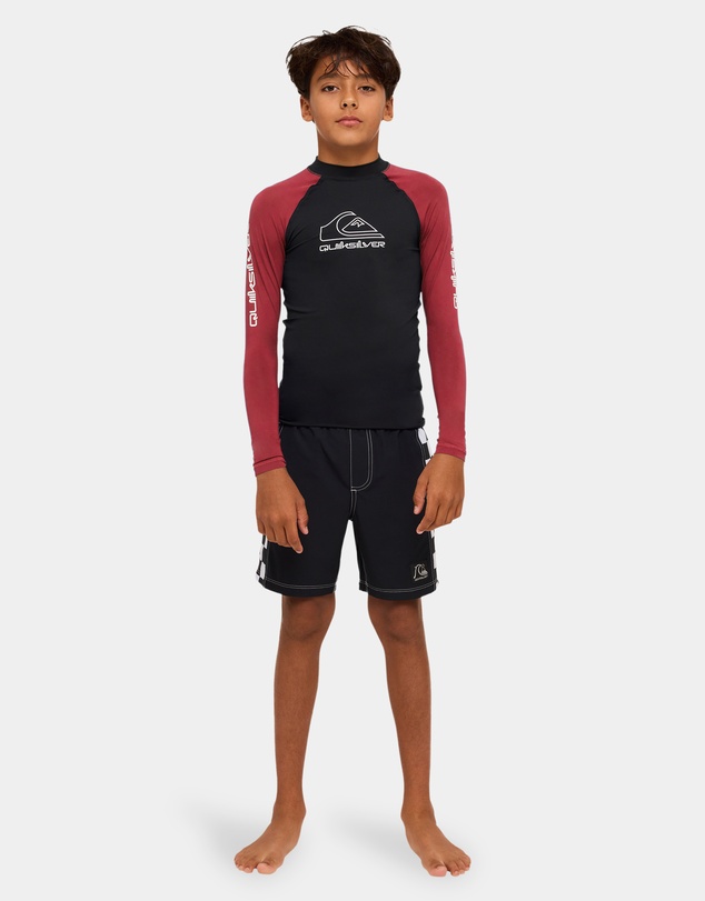 Quiksilver - Boys 8 to 16 On Tour Long Sleeve Rash Vest