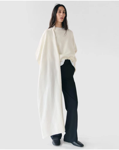 M.N.G - Knitted Sweater With Scarf