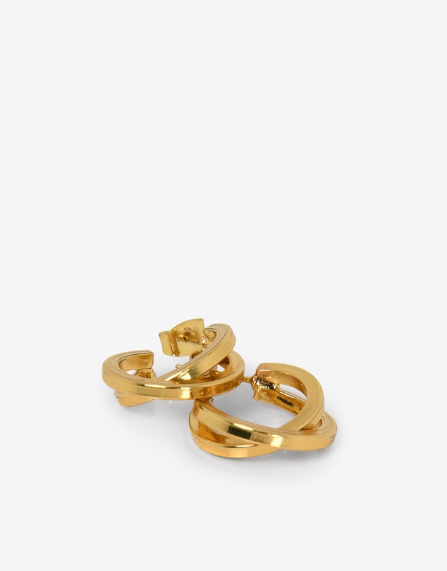 Forcast - Lyra Crossover Hoop Earrings
