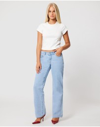 Abrand - 99 Low & Wide Kendall Jeans