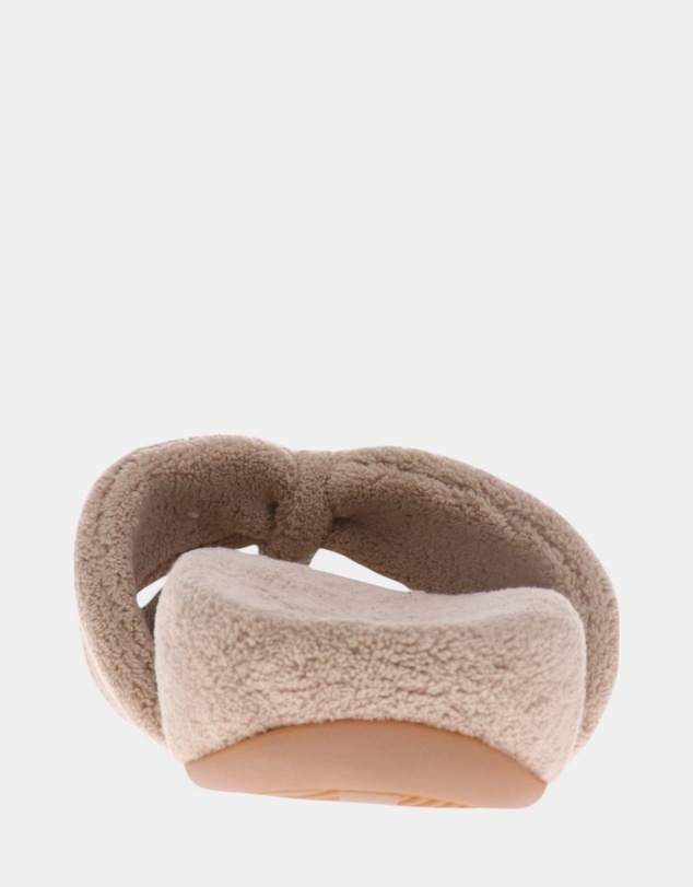 Mia Vita - Cozy Toe Post Slipper - Taupe