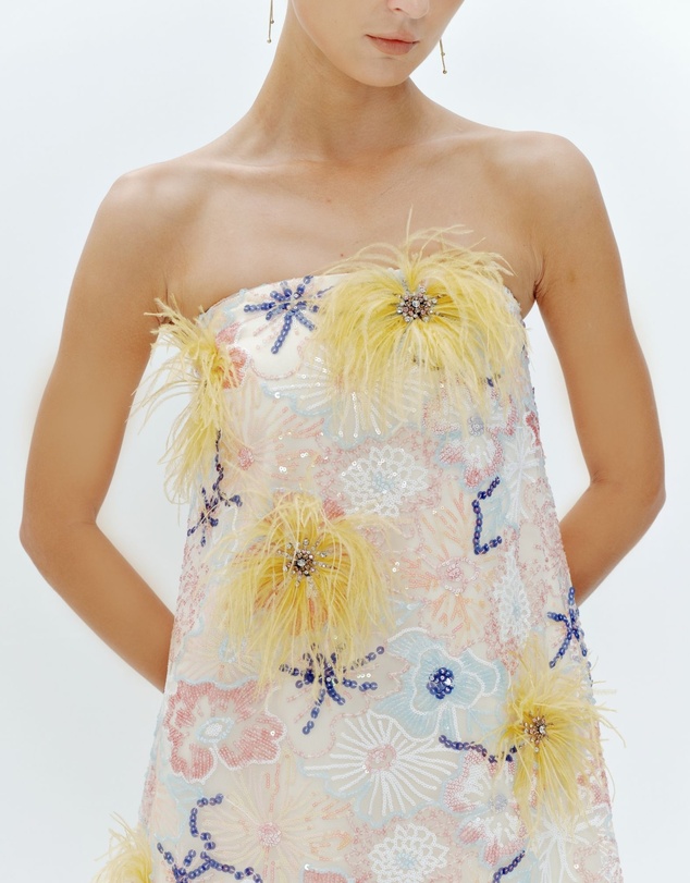 JUSTIN TONG - Jessica Strapless Mini Dress