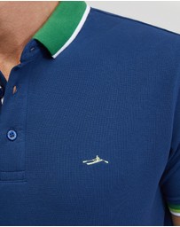 Oxford - Cam Contrast Collar Pique Polo