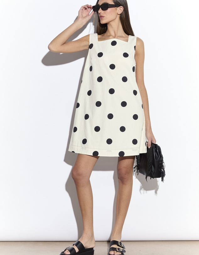 Glamorous - Square Neckline Mini Shift Dress