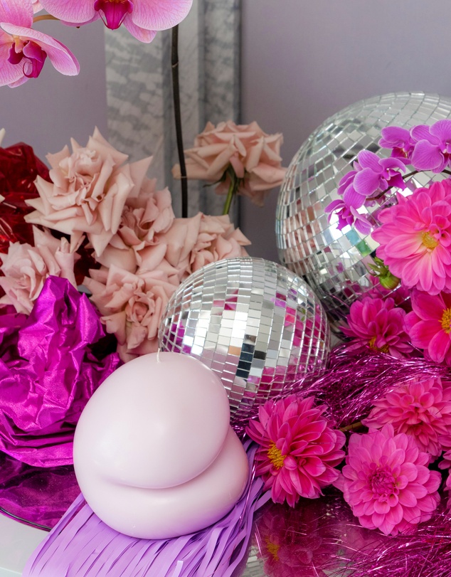 XRJ Celebrations - Blobbies Tulum Blush Candle