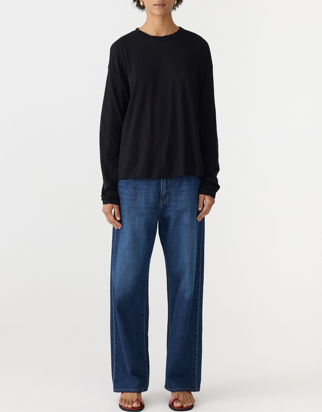 Bassike - Slouch Superfine Long Sleeve T-Shirt