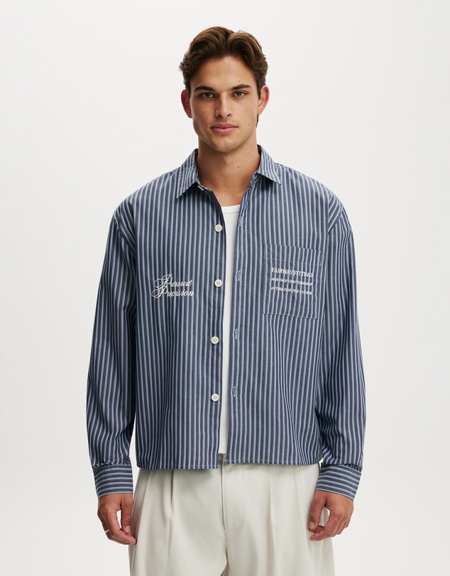 Cotton On - Bedford Long Sleeve Shirt