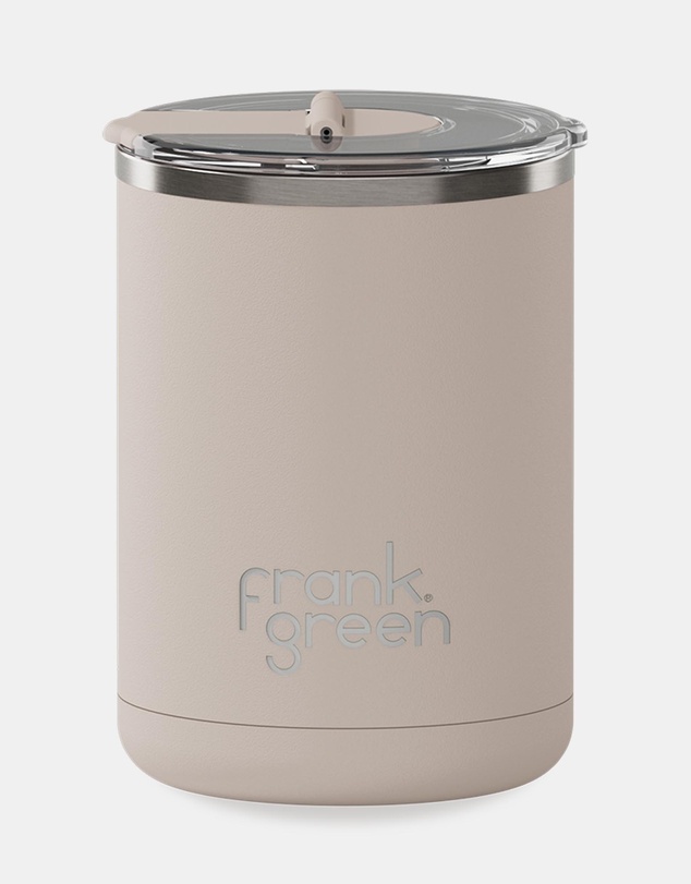 Frank Green - 12oz Ceramic Coffee Cup with Hinged Screw Lid