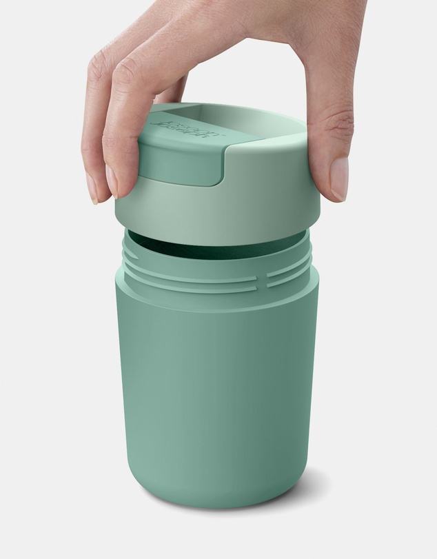 Joseph Joseph - Sipp™ Travel Mug with Flip-top Cap - 340 mL (12 fl. oz) (Green)
