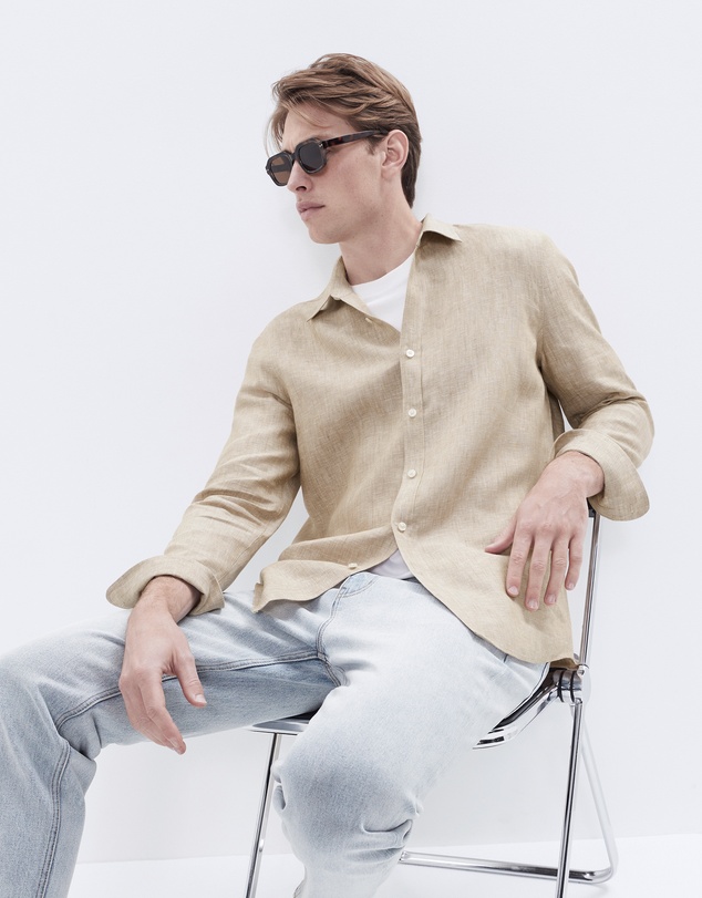 UNISON - Linen Regular Fit Shirt