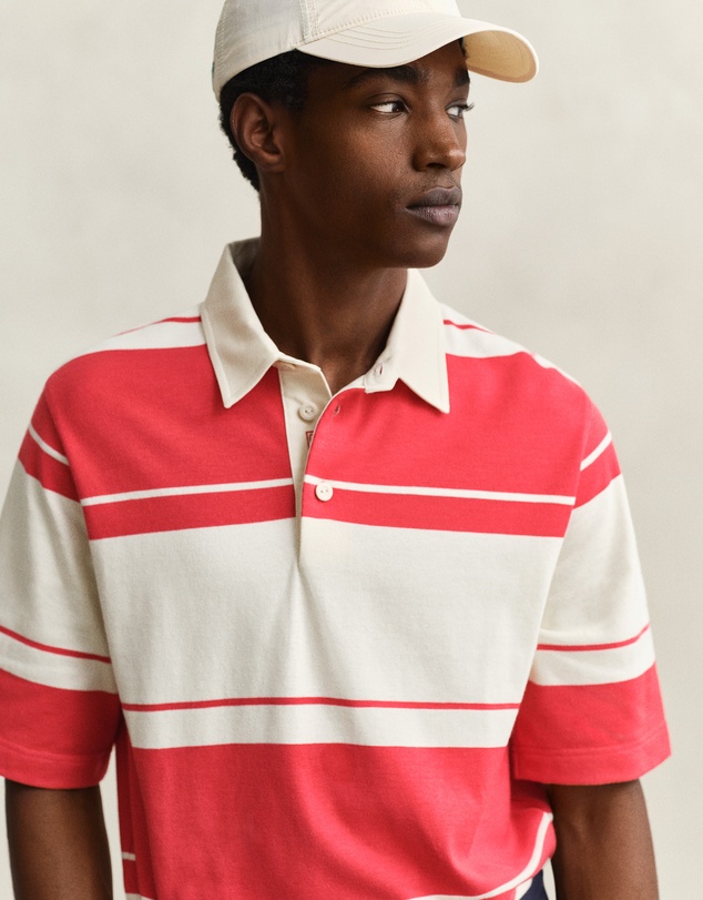 Gant - Striped Short Sleeve Rugger