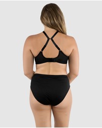 Parfait - Stevie Faux Leather Unlined Wired Full Bust Bra