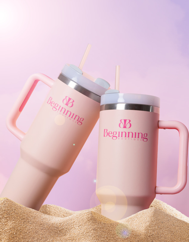 Beginning Boutique - Beginning Boutique Miss Sippy Bubblegum Tumbler