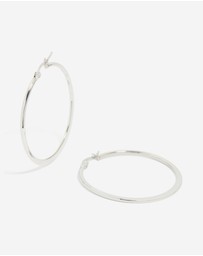Lovisa - Waterproof Stainless Steel Thin Hoop Earrings