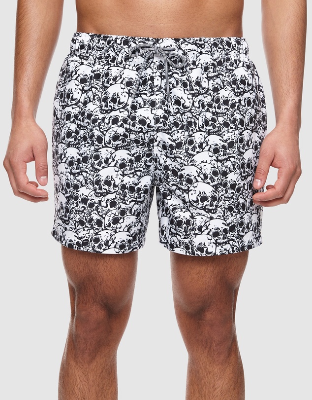 Boardies - Boardies Skulls Mid Length Swim Shorts
