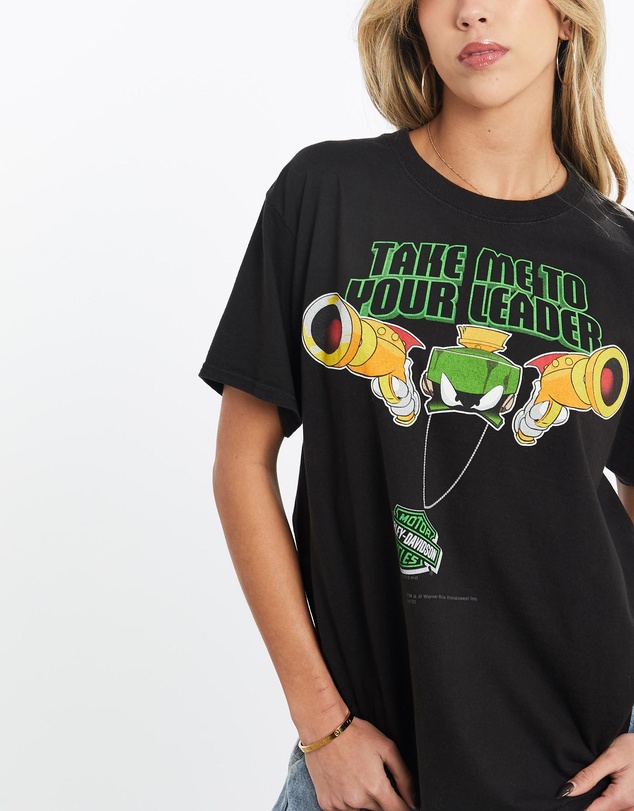 Vintage by The Real Deal - Pre Loved - Vintage Harley Davidson Looney Tunes Tee