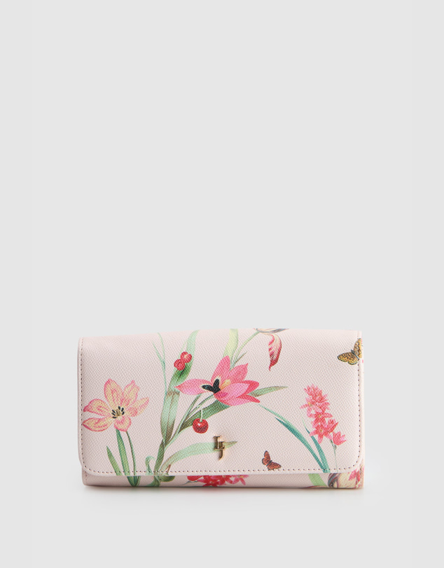 Laura Jones - Floral Large Clutch Wallet