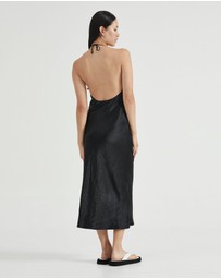 Third Form - Crush Bias Halter Dress