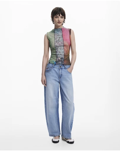 Desigual - Arty print T-shirt