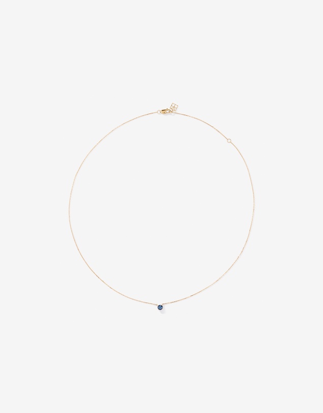 Michael Hill - Australian Sapphire Round Cut Necklace in 10kt Yellow Gold