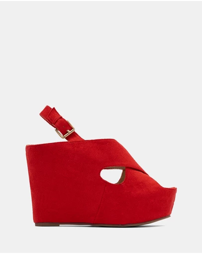 Therapy - Dauphine Red Imit Kid Suede