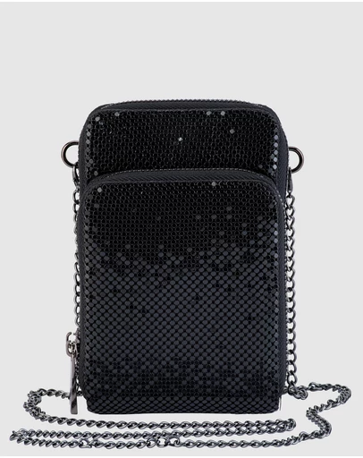 Olga Berg - Elton Mesh Cross Body Bag