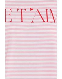 Petal & Pup - Marly Je T'Aime Tee - Pink Stripe