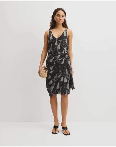 Country Road - Print Sarong Skirt
