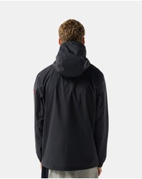 Hunter - Unisex Play Packable Shell Rain Jacket in Black
