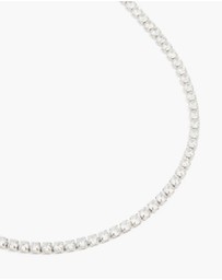 Lovisa - Waterproof Stainless Steel Cubic Zirconia Classic Tennis Necklace