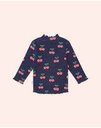 Huxbaby - Very Cherry Rib Skivvy Top - Babies