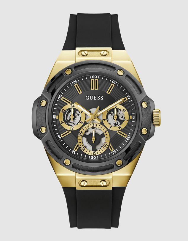 GUESS - GUESS Mens Black Multifunction Watch