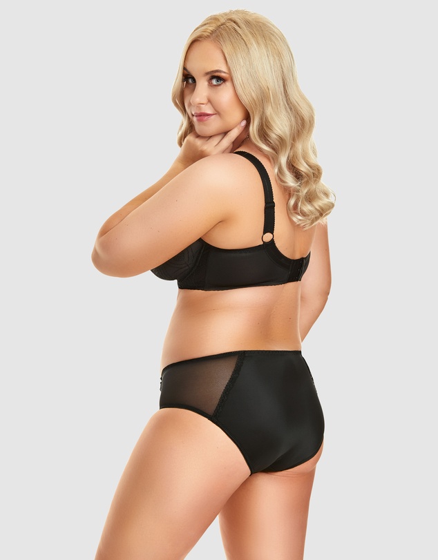 Nessa - Selena High Waist Full Cut Brief with Embroidery