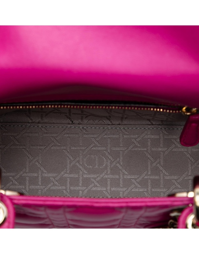 Pre-Loved by Azura Reborn - Pre-Loved Small Lambskin Cannage My ABCDior Lady Dior