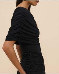 CHANCERY - Margot One Shoulder Drape Maxi Dress