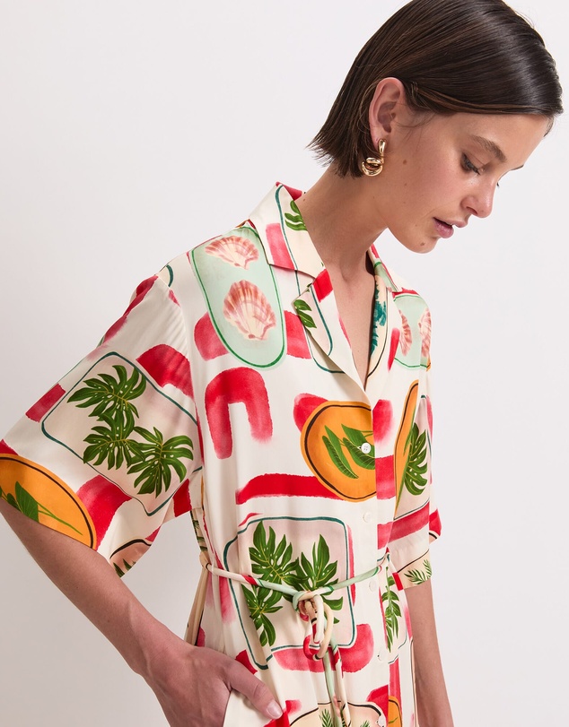 Sportscraft - Bliss Midi Shirt Dress