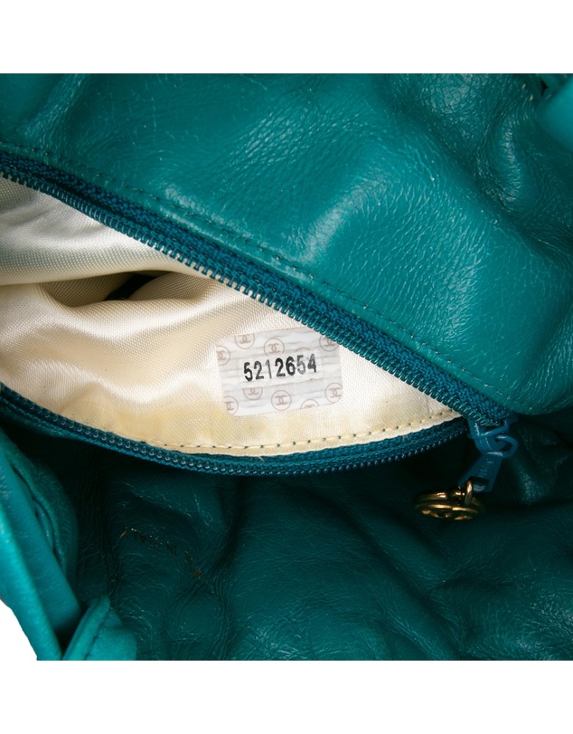 Pre-Loved by Azura Reborn - Pre-Loved Woven Lambskin Drawstring Pouch