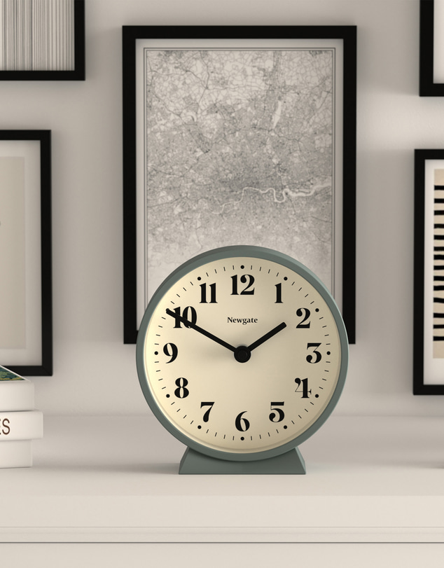 Newgate - Newgate Theatre Mantel Clock Asparagus Green