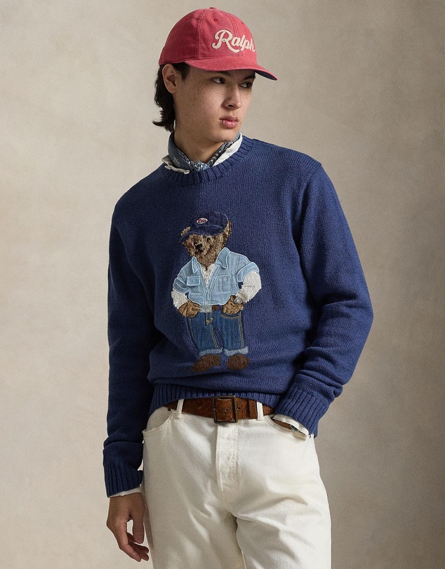 Polo Ralph Lauren - Polo Bear Linen-Cotton Sweater