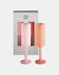 porter green - seff | silicone unbreakable champagne flutes