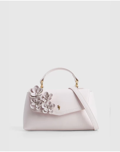 Laura Jones - Ayla Floral Top Handle Bag