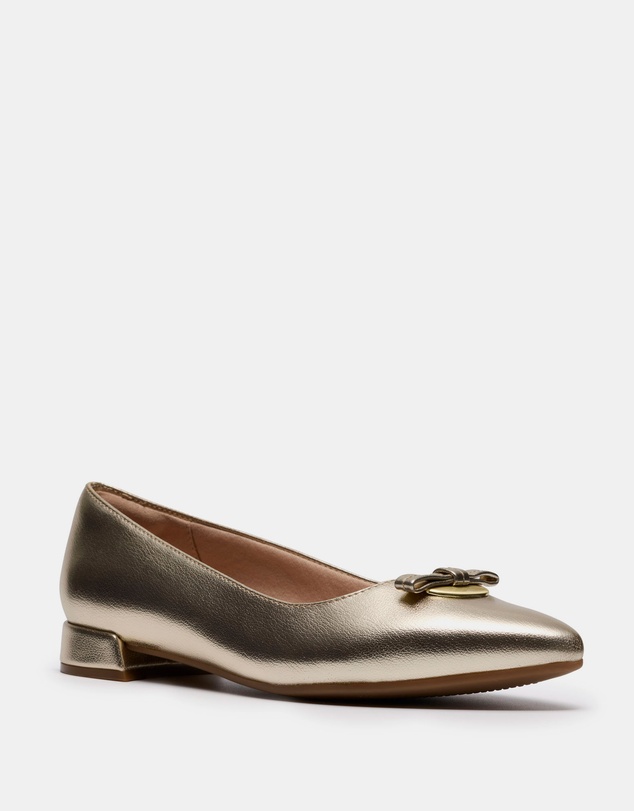 Clarks - Natalyn Trim Gold Metallic