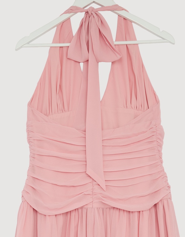 Revibe - Repaired CHANCERY Talara Halter Maxi Dress - AU 12