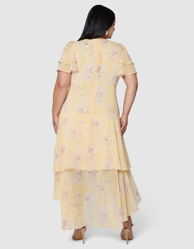 Pink Dusk by Curve Project - Smoulder Midi Dress