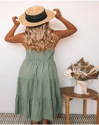 Esther & Co - Sonya Dress - Khaki