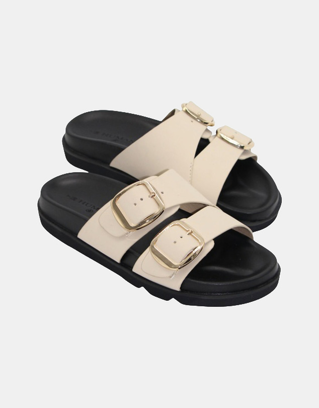 Human - Women's Ruby Slide Sandals Bone
