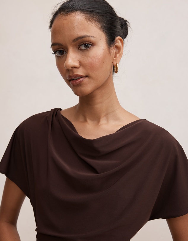 Forever New Petite - Tahnee Petite Ruched Waist Midi Dress