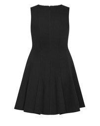 City Chic - Plus size Mary Skater Mini Dress - black