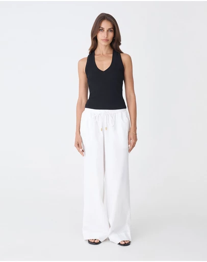 Forcast - Bronte Cotton Drawstring Pants