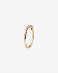 Michael Hill - Wedding Ring with 0.15 Carat TW Diamonds in 14kt Yellow Gold